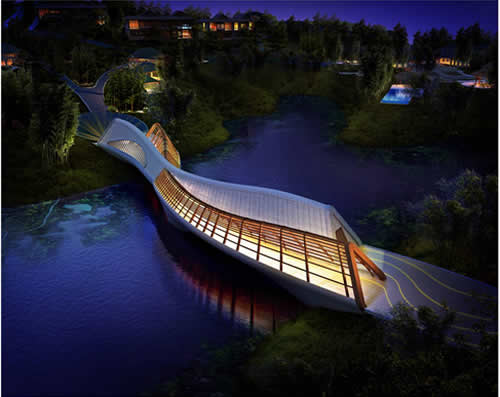 滨江公园带(图4)